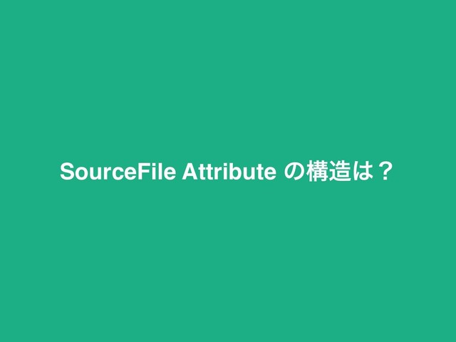 SourceFile Attribute ͷߏ଄͸ʁ
