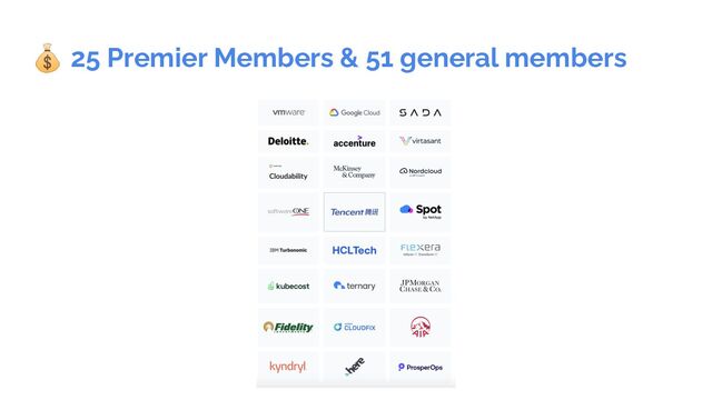 💰 25 Premier Members & 51 general members
