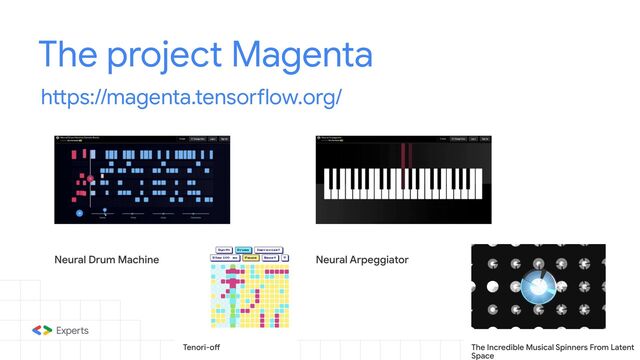 The project Magenta
https://magenta.tensorflow.org/
