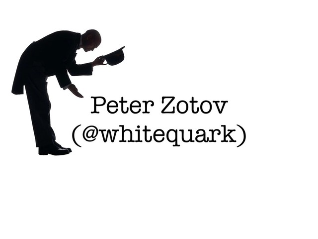 Peter Zotov
(@whitequark)
