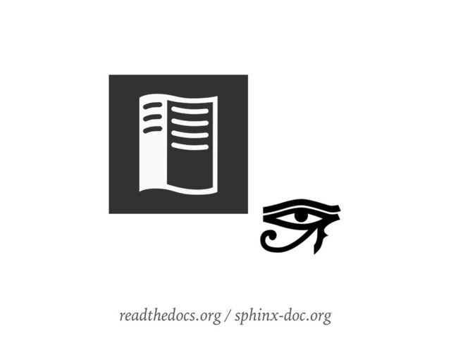 readthedocs.org / sphinx-doc.org
