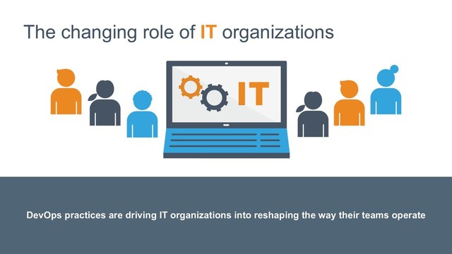 The changing role of IT organizations
DevOps practices are driving IT organizations into reshaping the way their teams operate

