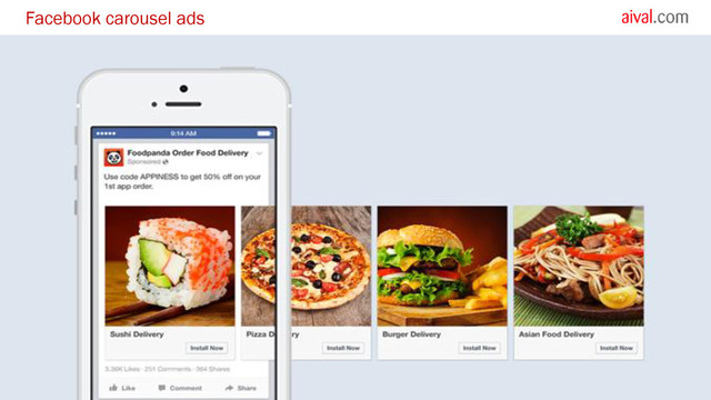 © This is a proprietary & confidential document
Facebook carousel ads
