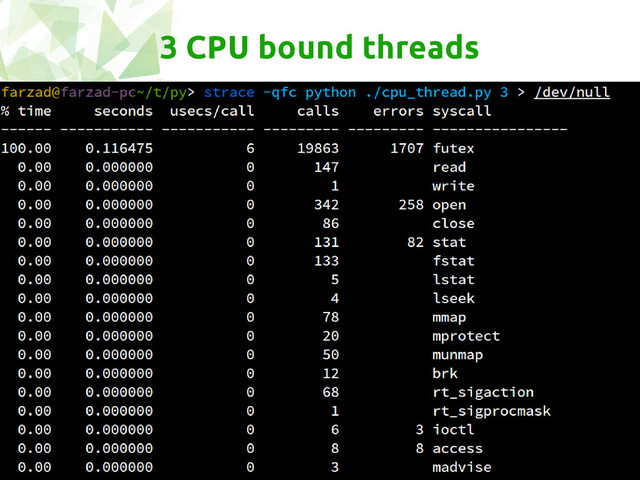 3 CPU bound threads

