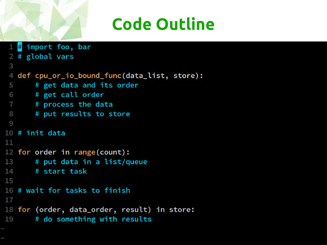 Code Outline
