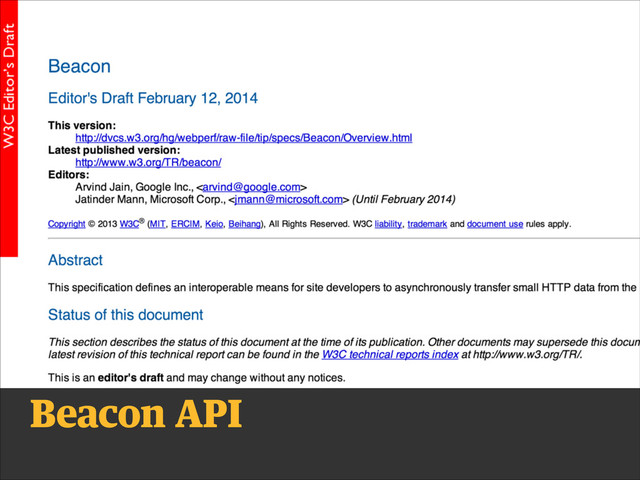 Beacon API
