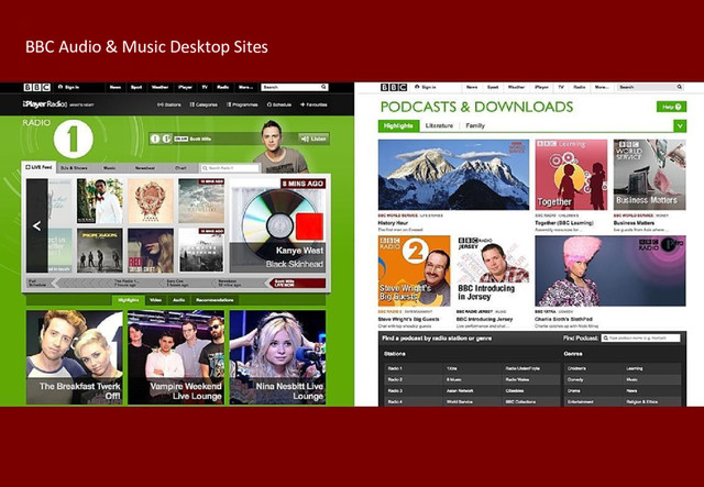 BBC Audio & Music Desktop Sites
