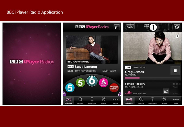 BBC iPlayer Radio Application
