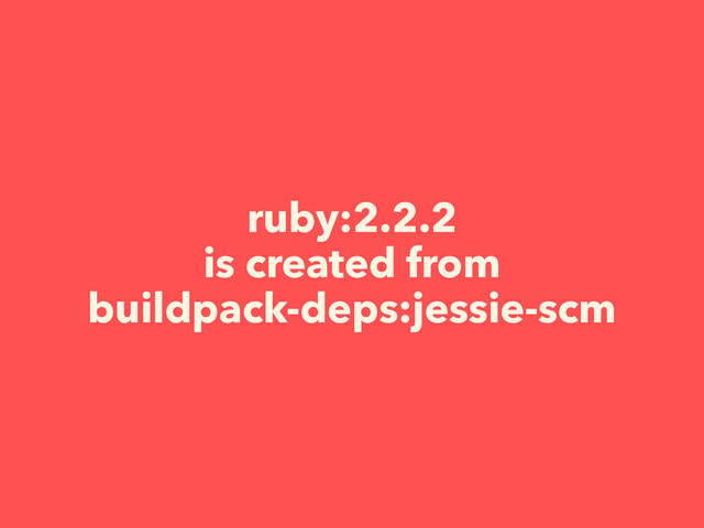 ruby:2.2.2
is created from
buildpack-deps:jessie-scm
