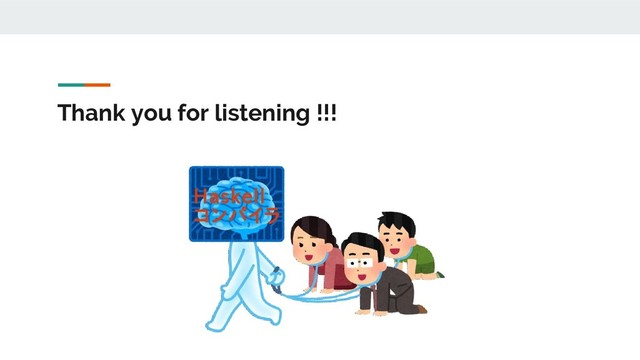 Thank you for listening !!!
