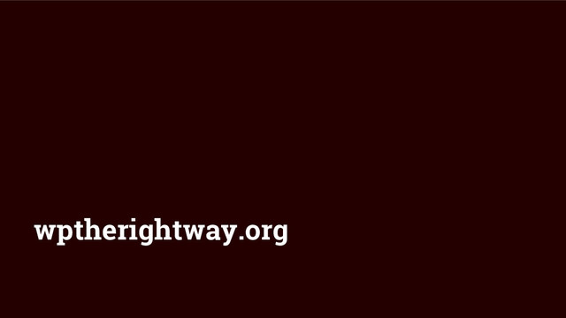 wptherightway.org
