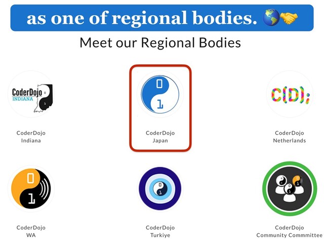 as one of regional bodies. 
