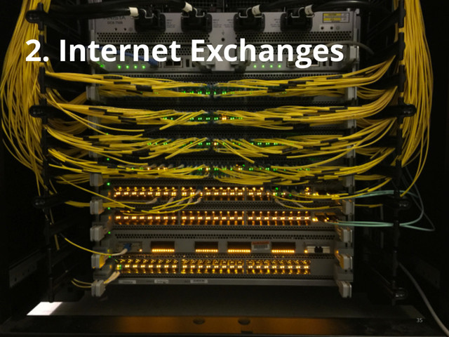 35
2. Internet Exchanges
