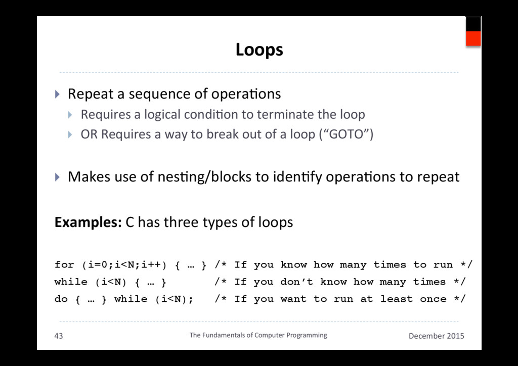 Fundamentals of Computer Programming (for astronomers) - Speaker Deck