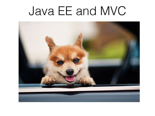 Java EE and MVC
