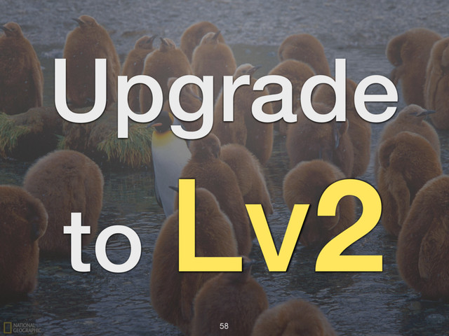 Upgrade
to Lv2
58
