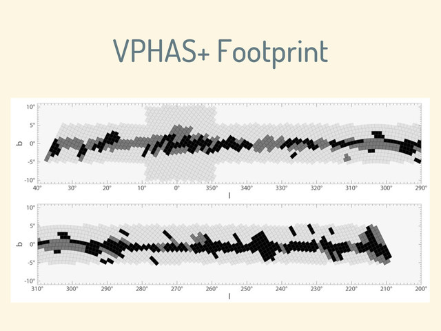 VPHAS+ Footprint
