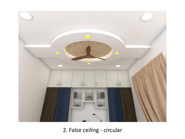 2. False ceiling - circular
