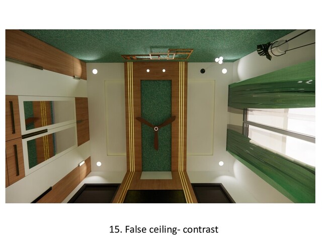 15. False ceiling- contrast
