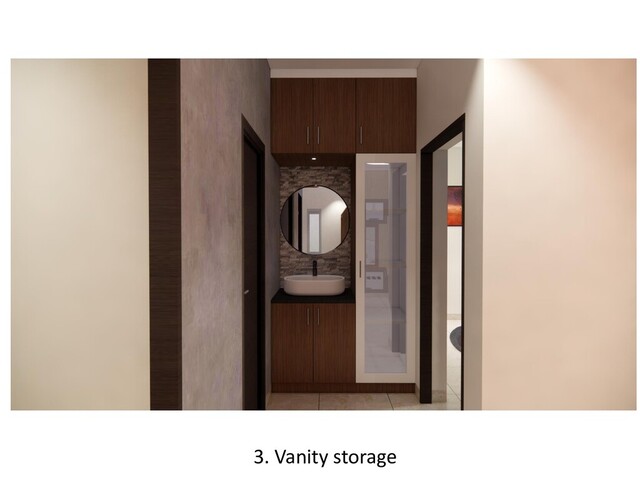 3. Vanity storage
