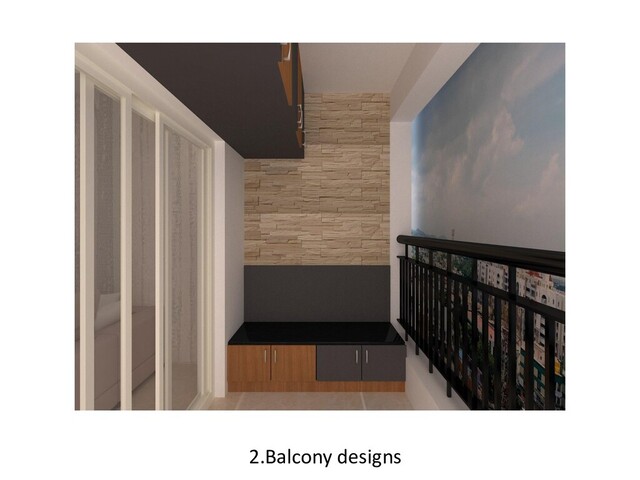 2.Balcony designs
