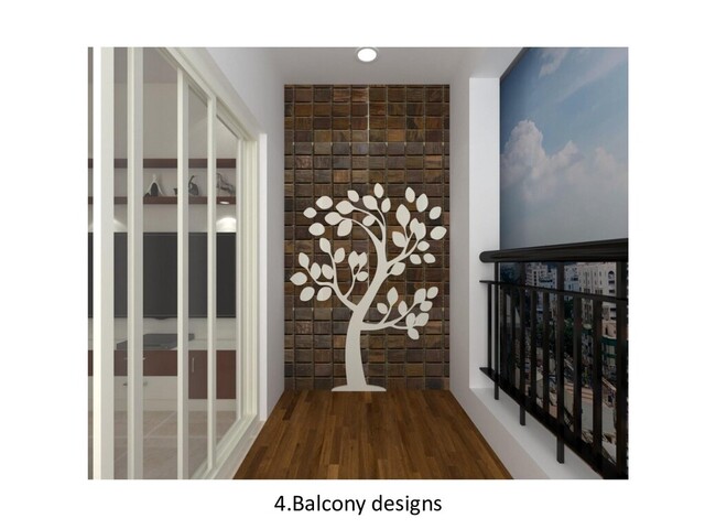 4.Balcony designs
