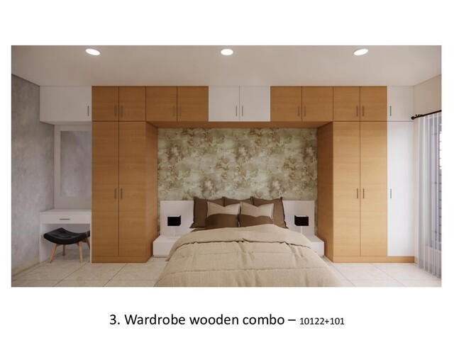 3. Wardrobe wooden combo – 10122+101
