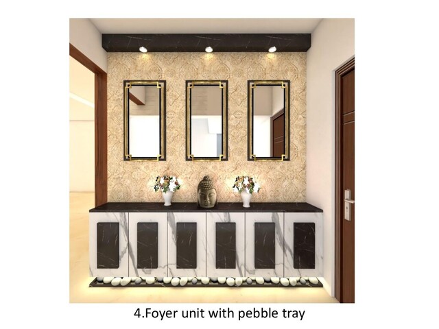 4.Foyer unit with pebble tray
