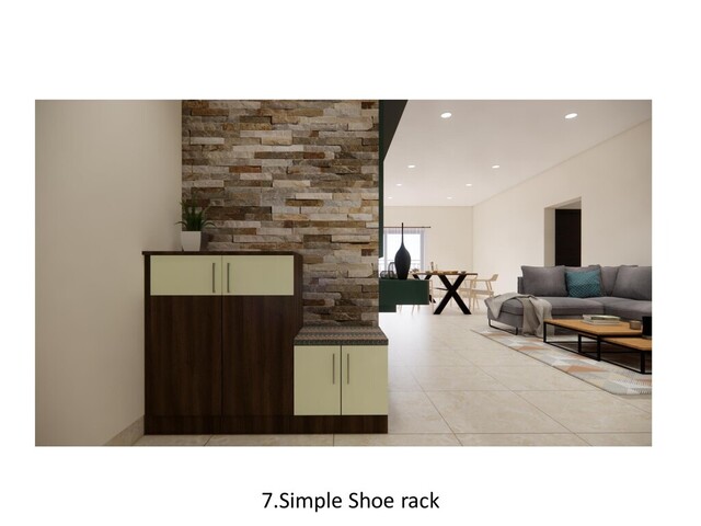 7.Simple Shoe rack
