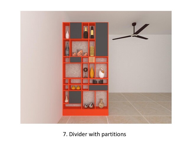 7. Divider with partitions
