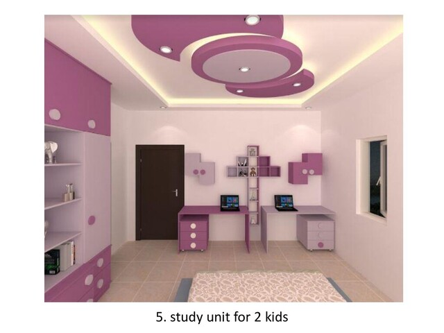 5. study unit for 2 kids
