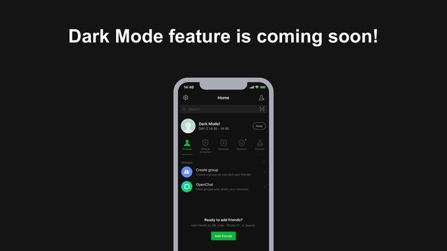 Dark Mode feature is coming soon!

