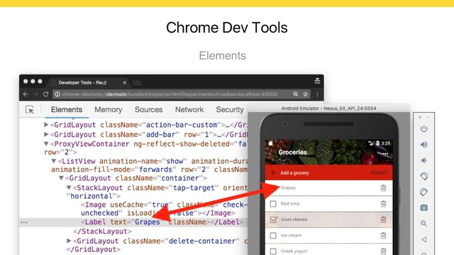 Chrome Dev Tools
Elements
