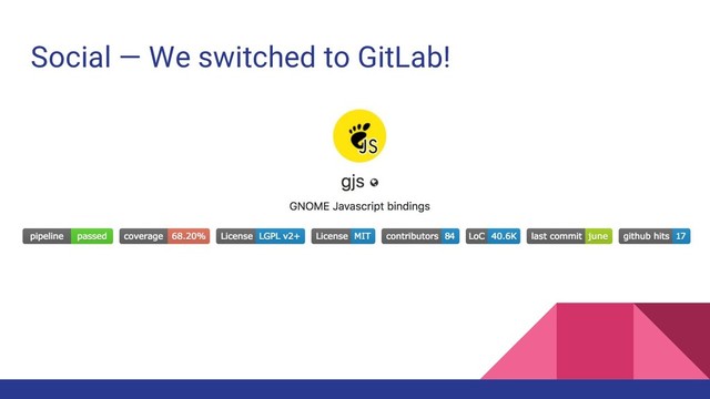 Social — We switched to GitLab!
