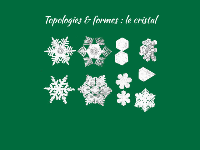 Topologies & formes : le cristal
