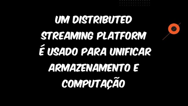 @riferrei | @confluentinc | @itau
Um distributed
streaming platform
é usado para unificar
armazenamento e
computação

