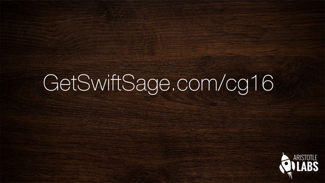 GetSwiftSage.com/cg16
