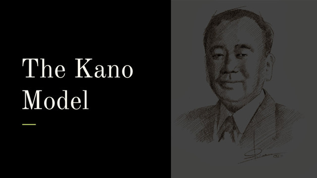 The Kano
Model
