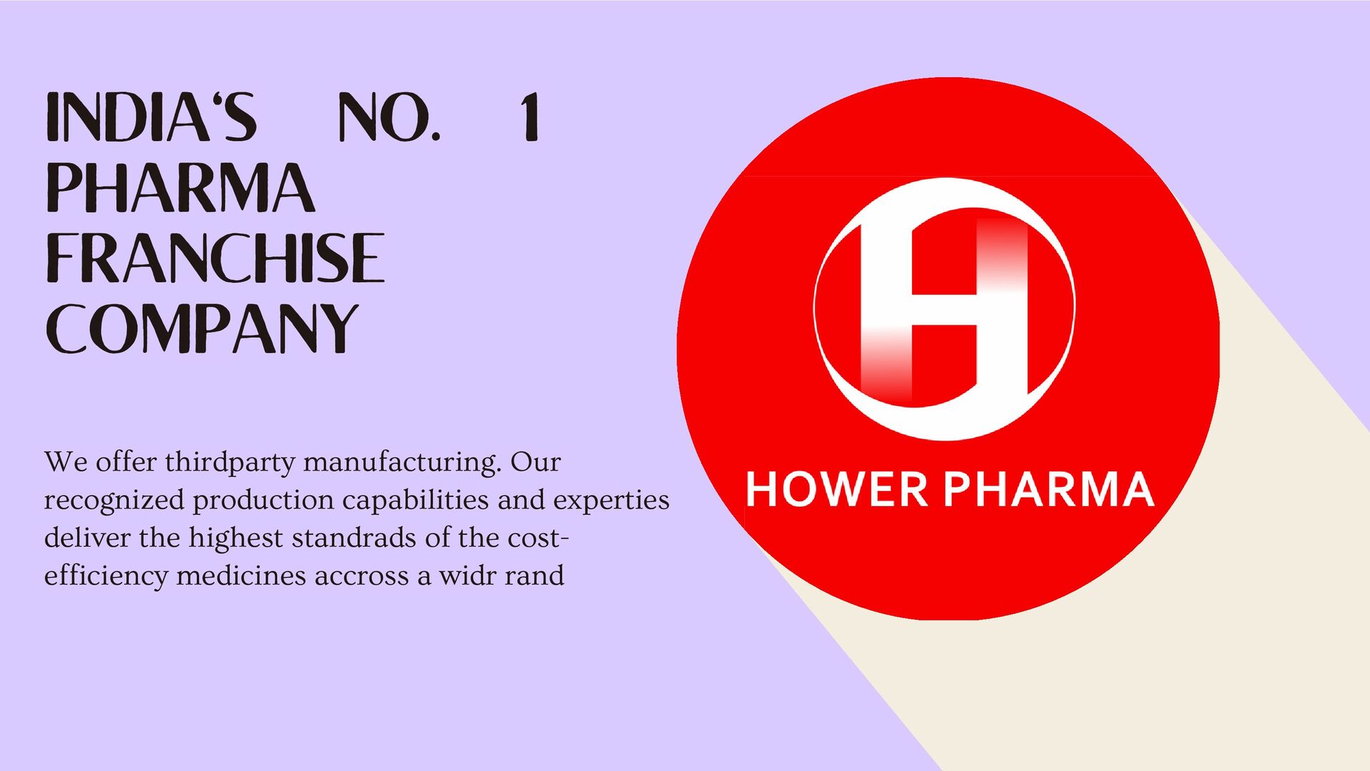 Start your Pharma Franchise Today-Hower Pharma - Speaker Deck