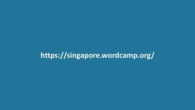 https://singapore.wordcamp.org/

