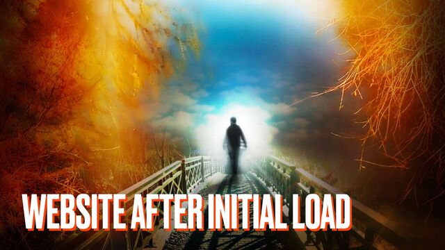 WEBSITE AFTER INITIAL LOAD
WEBSITE AFTER INITIAL LOAD
