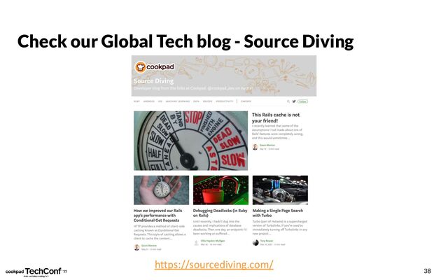 Check our Global Tech blog - Source Diving
38
https://sourcediving.com/
