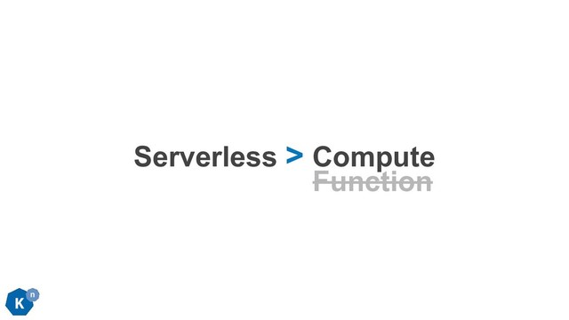 Serverless > Compute
Serverless > Function

