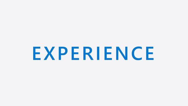 EXPERIENCE
