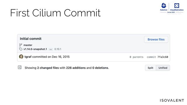 First Cilium Commit
