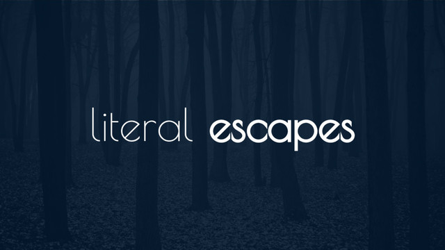 literal escapes
