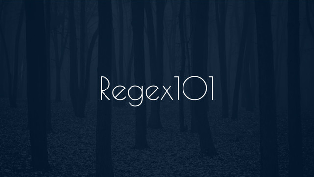 Regex101
