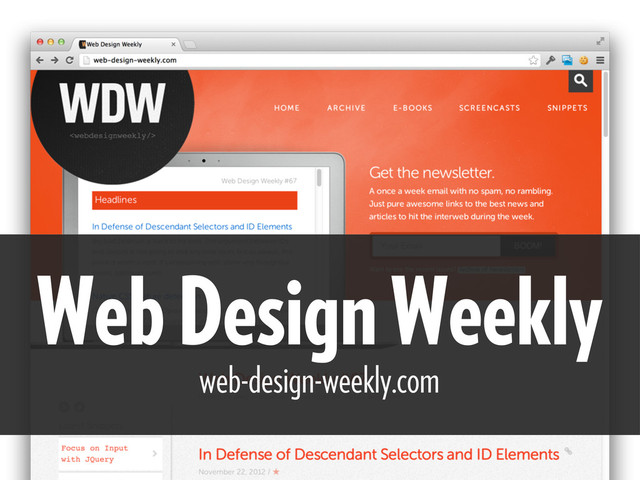 Web Design Weekly
web-design-weekly.com
