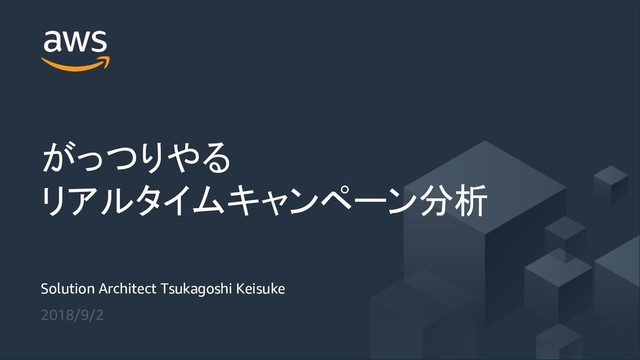 Solution Architect Tsukagoshi Keisuke
2018/9/2

 

