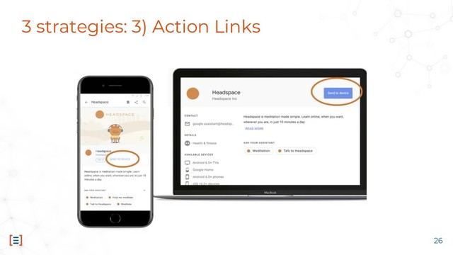 3 strategies: 3) Action Links
26
